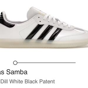 Adidas Samba White and Black Sneakers